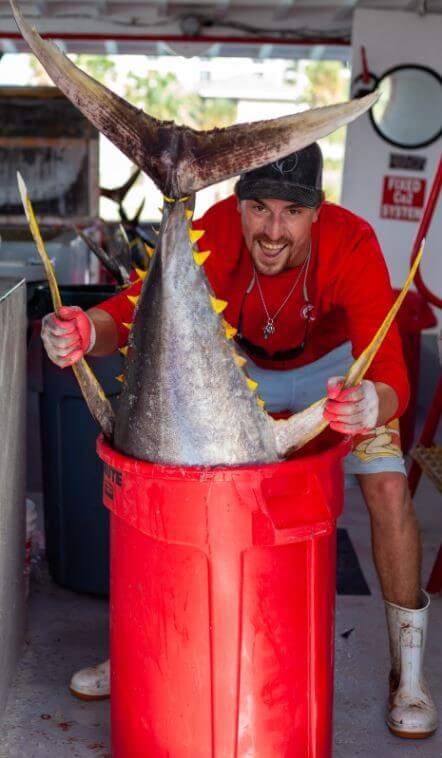 Tuna caught while fishing in Port Aransas