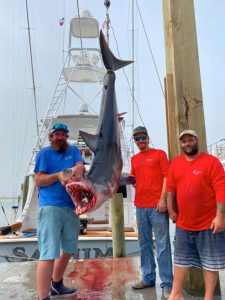 Port Aransas Fishing 282lb Mako Shark