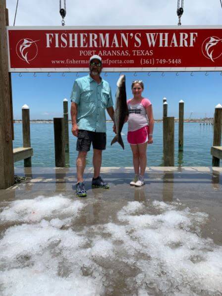 Daddy Daughter Fishing at Fisherman’s Wharf