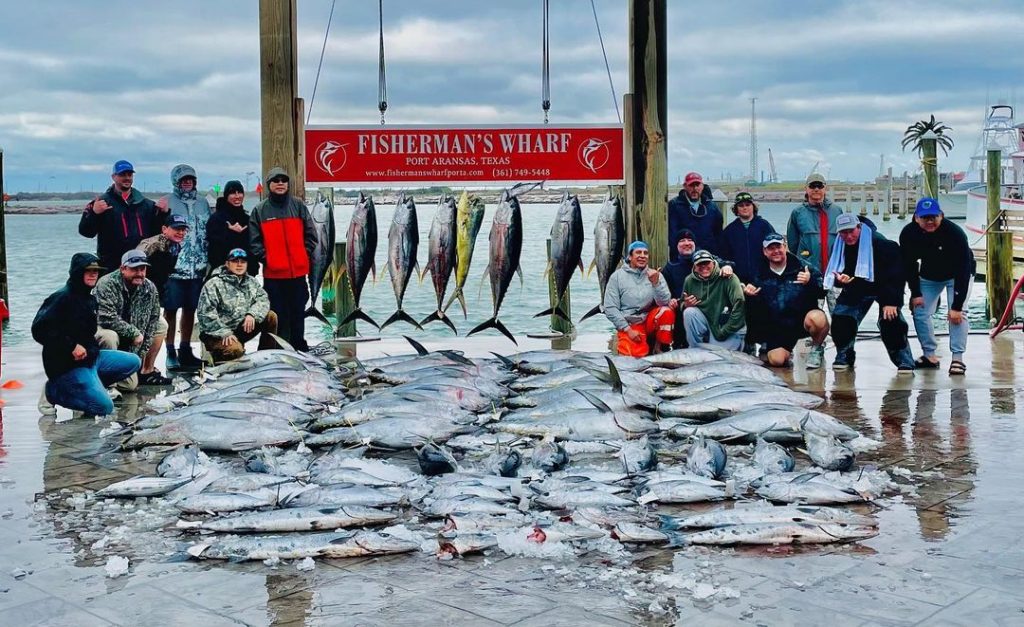 happy port aransas charter fishing customers