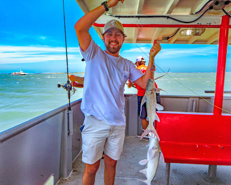 Bay Fishing in Port Aransas with Fisherman's Wharf